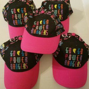 Go Go Power Rangers Kids Hat Lot Of 5 NWOT